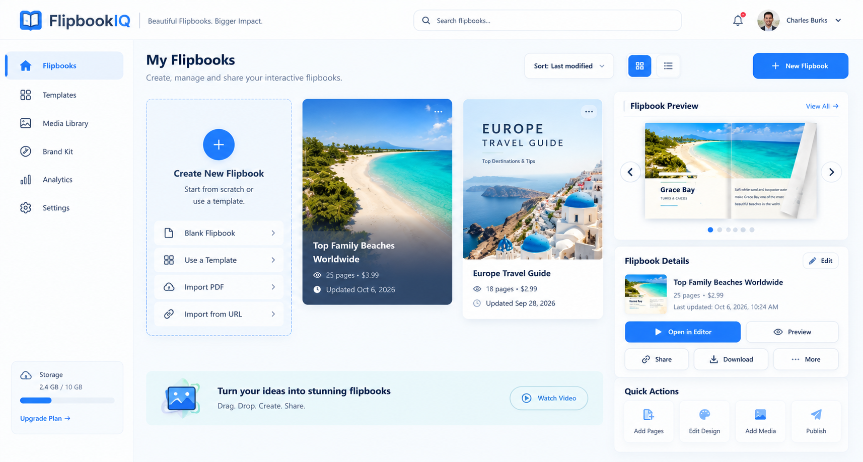 FlipbookIQ Studio
