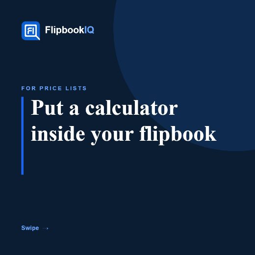 Cover of Carousel: Put a calculator inside your flipbook