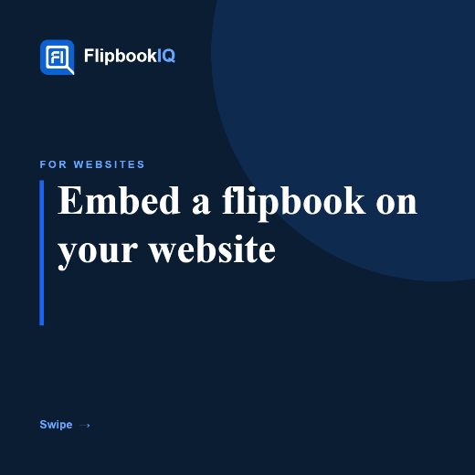 Cover of Carousel: Embed a flipbook on your website