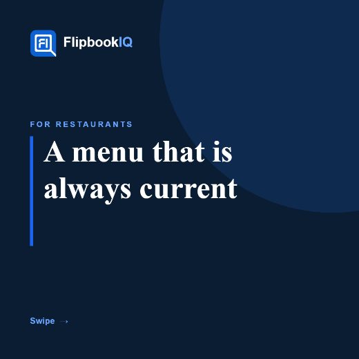 Cover of Carousel: a menu that stays current