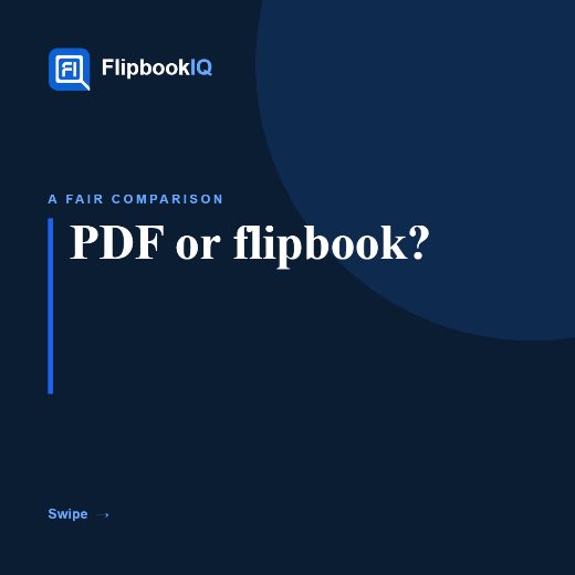 Cover of Carousel: PDF or flipbook?