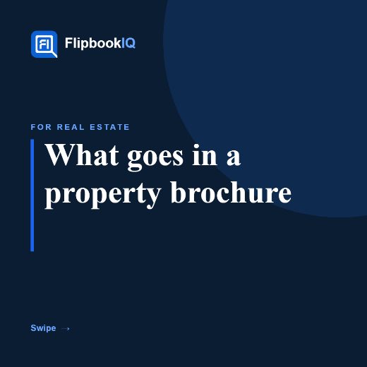 Cover of Carousel: What goes in a property brochure