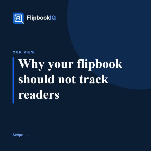 Cover of Carousel: Why your flipbook should not track readers
