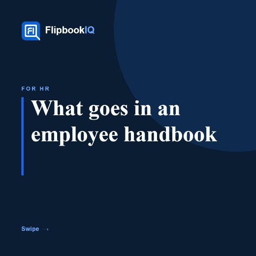 Cover of Carousel: What goes in an employee handbook