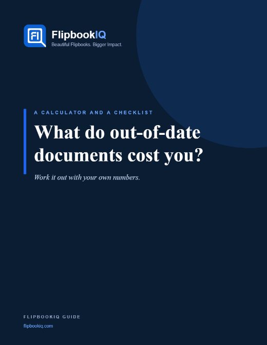 Cover of What do out-of-date documents cost you?