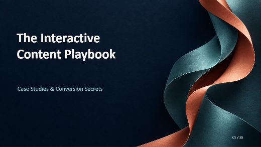 Cover of Interactive Content Playbook