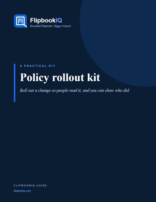 Cover of Policy rollout kit
