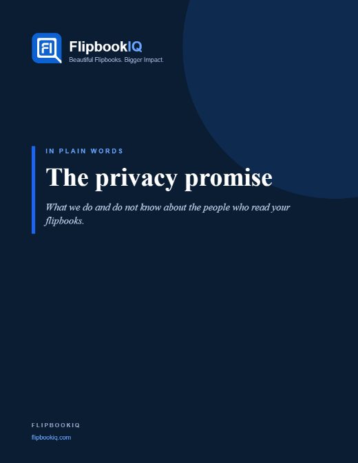 Cover of The privacy promise